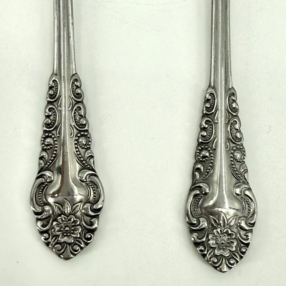 3 Table/Serving Utensils VTG VOISIN FLORAL CONTINENTAL Ladle Butter Knife Spoon